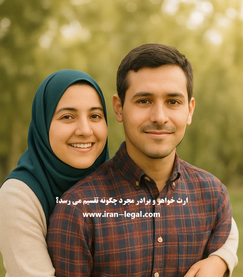 ارث خواهر و برادر مجرد چگونه تقسیم می شود؟
