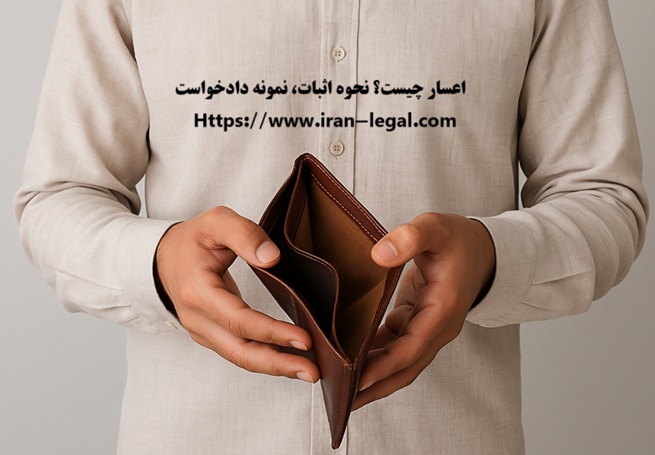 اعسار چیست؟ نحوه اثبات و ارائه درخواست از هزینه دادرسی و محکوم به