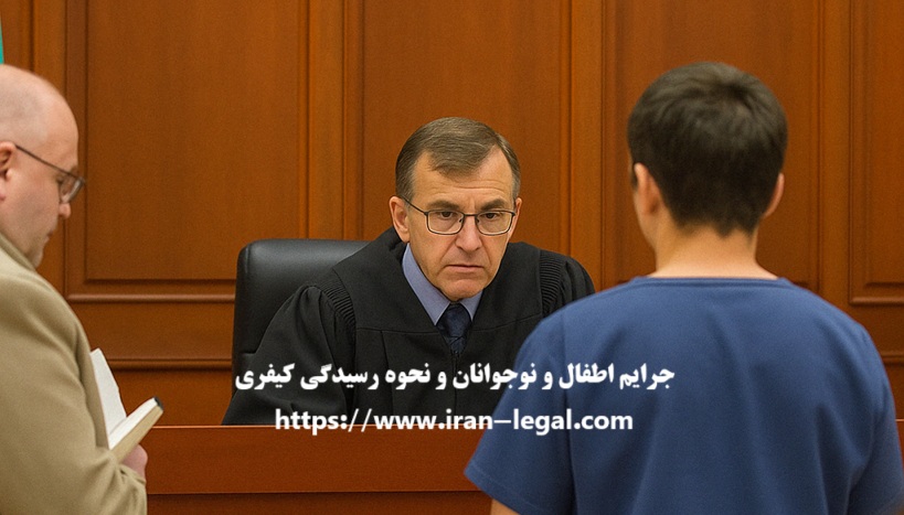 جرایم اطفال و نوجوانان و نحوه رسیدگی کیفری
