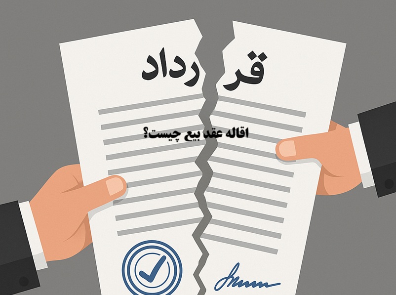 اقاله عقد بیع