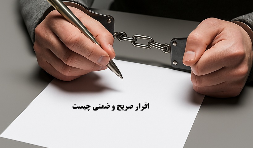 اقرار صریح و ضمنی چیست