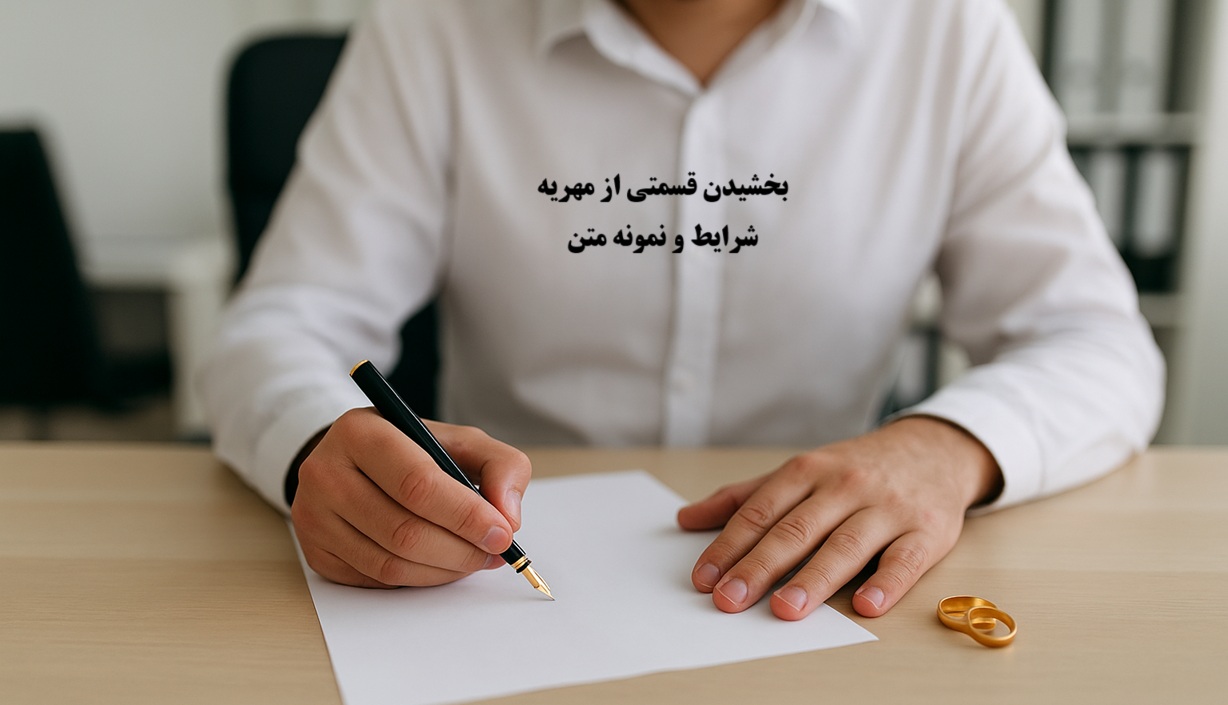 بخشیدن بخشی از مهریه