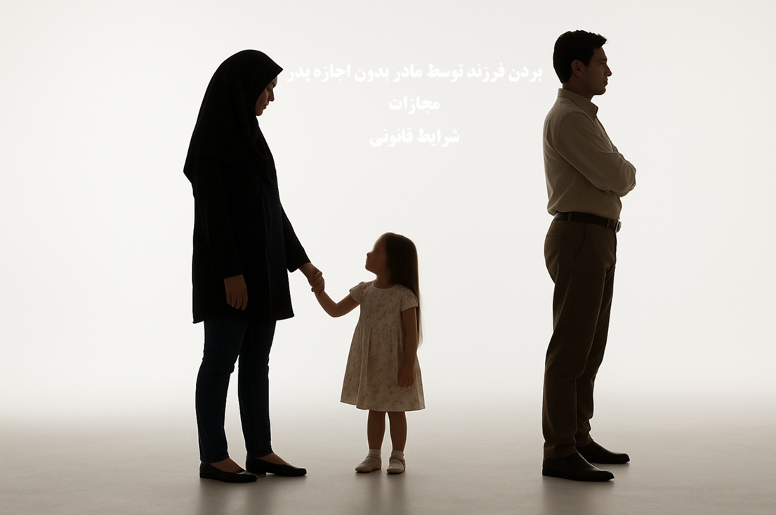 بردن فرزند توسط مادر بدون اجازه شوهر