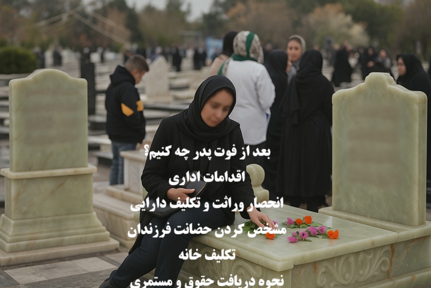 بعد از فوت پدر چه باید کرد