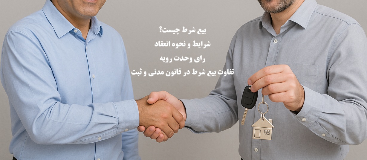 بیع شرط چیست