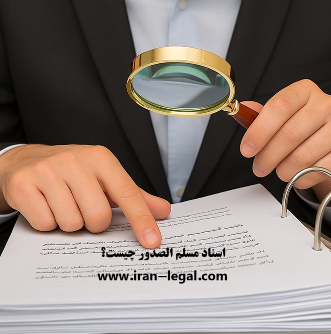  اسناد مسلم‌ الصدور چیست