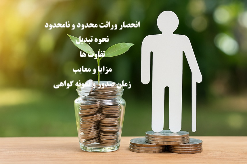 انحصار وراثت محدود و نامحدود