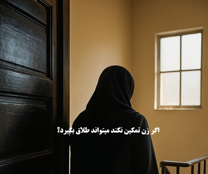 اگر زن تمکین نکند میتواند طلاق بگیرد