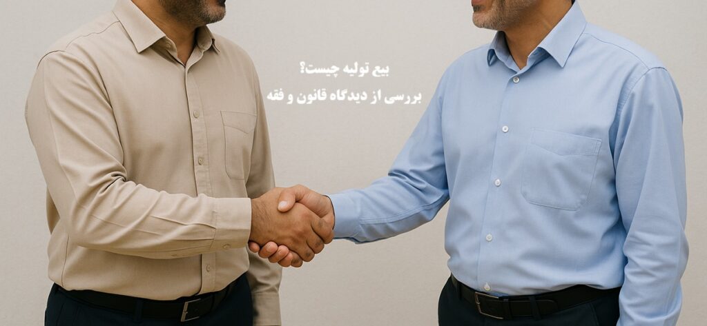 بیع تولیه چیست
