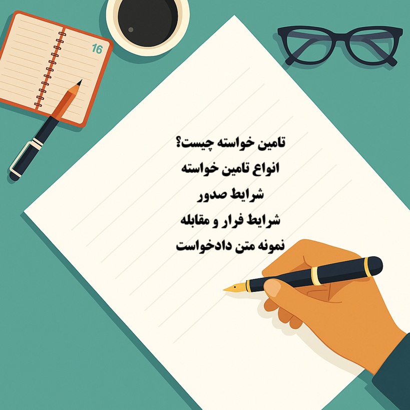 تأمین خواسته چیست؛ انواع و اقسام تامین خواسته+نمونه دادخواست