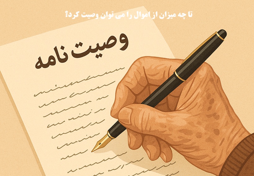 تا چه میزان از اموال را می توان وصیت کرد؟