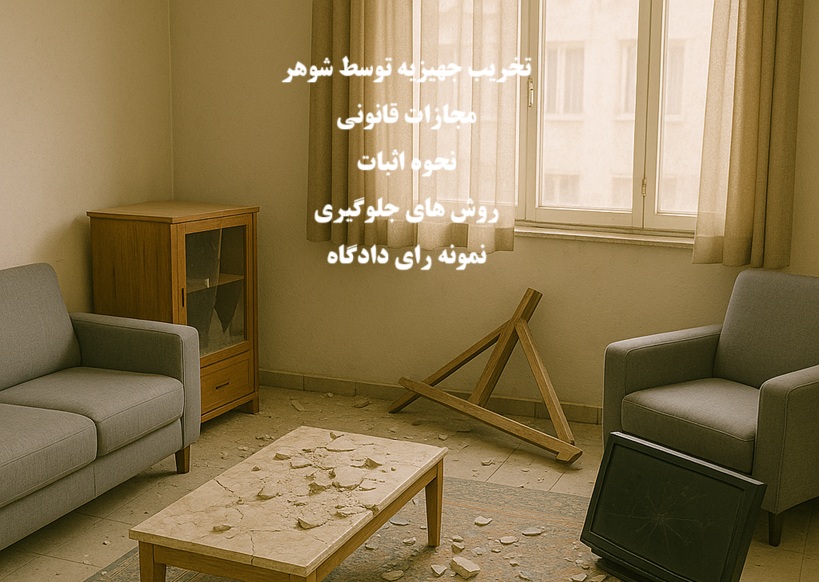 تخریب جهیزیه توسط زوج (شوهر)