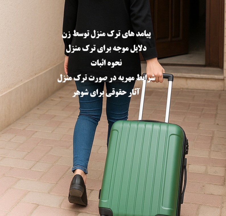 ترک منزل توسط زن