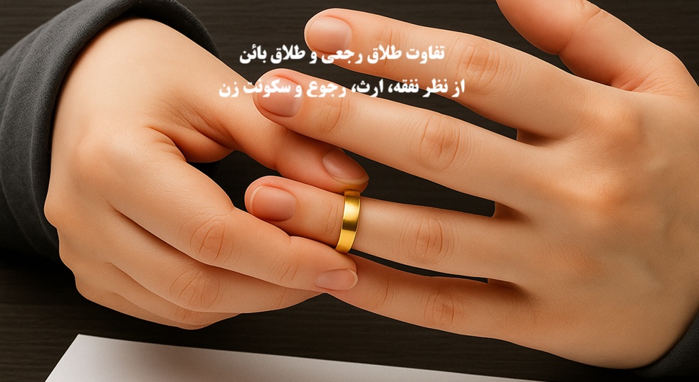 تفاوت طلاق رجعی و طلاق بائن
