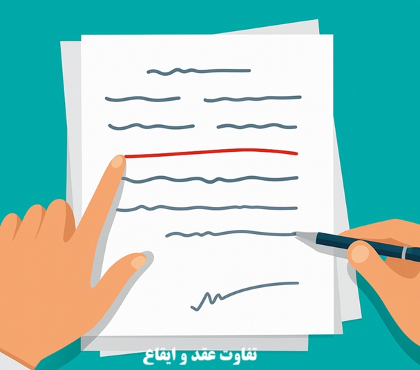 تفاوت عقد و ایقاع 