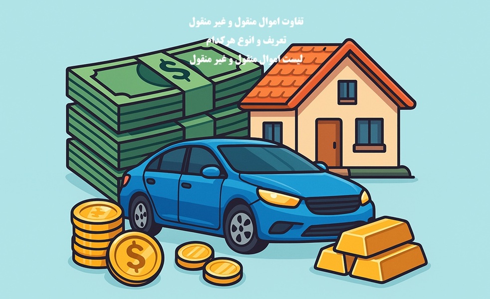 تفاوت مال منقول و غیرمنقول