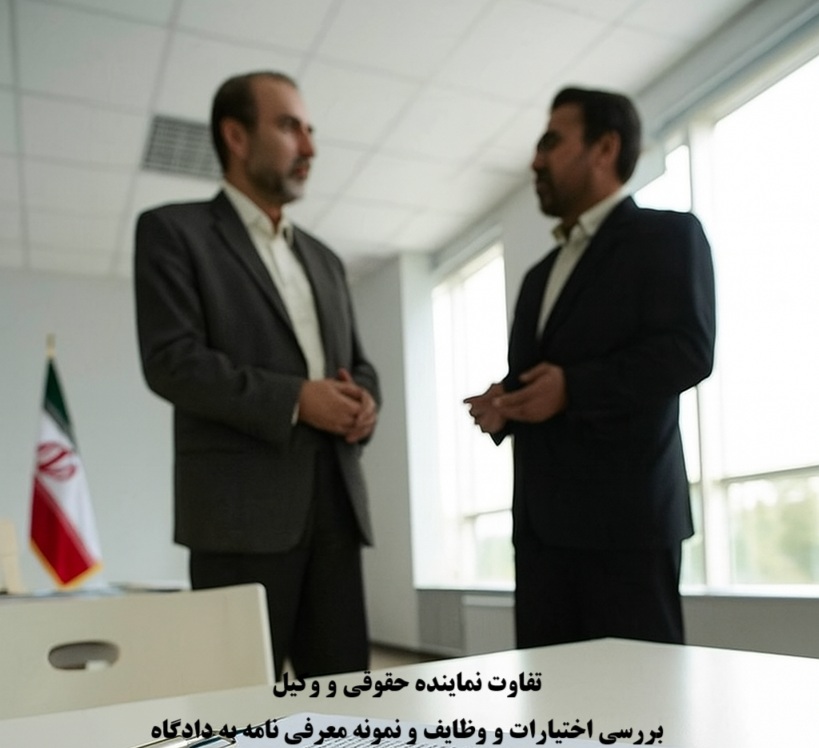 تفاوت نماینده حقوقی و وکیل