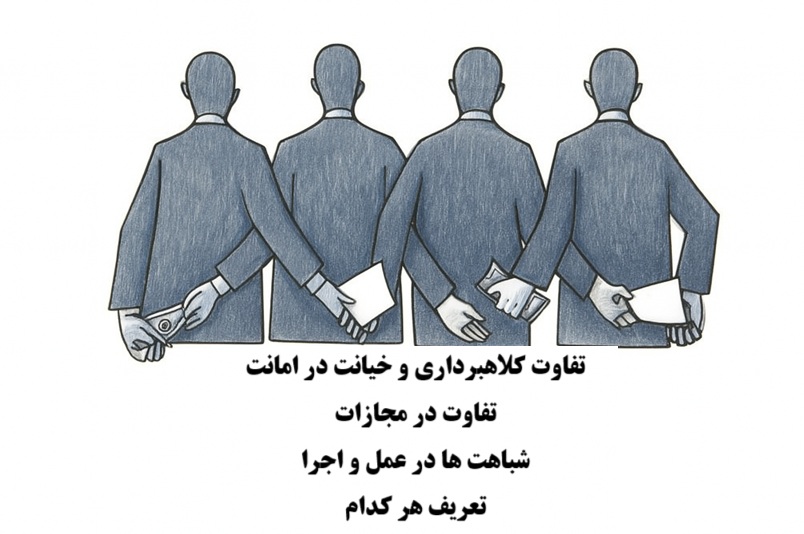 تفاوت کلاهبرداری و خیانت در امانت