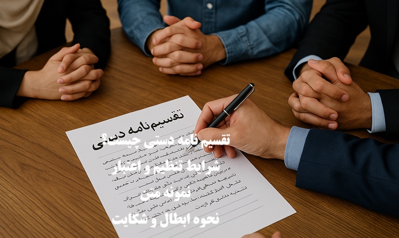 تقسیم‌ نامه دستی 