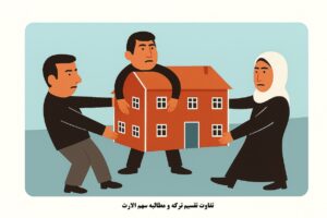 تفاوت تقسیم ترکه و مطالبه سهم‌ الارث