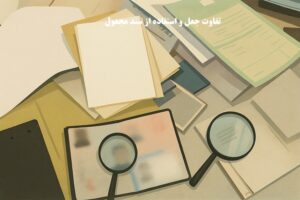 تفاوت جعل و استفاده از سند مجعول