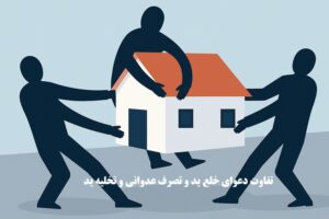 تفاوت دعوای خلع ید و تصرف عدوانی