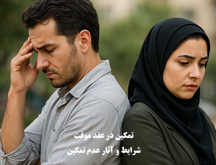 تمکین در عقد موقت و آثار عدم تمکین