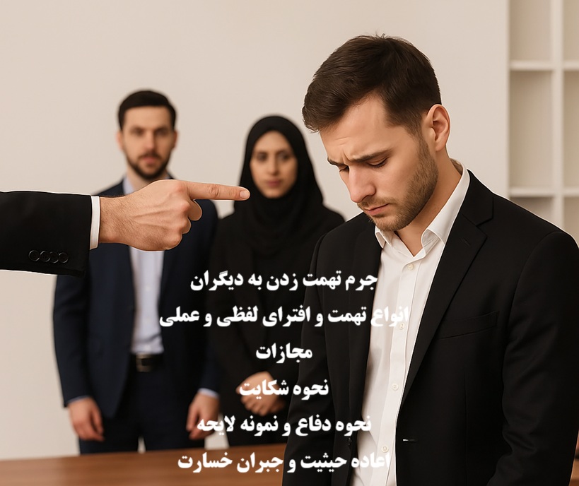 جرم تهمت و افترا و مجازات آن