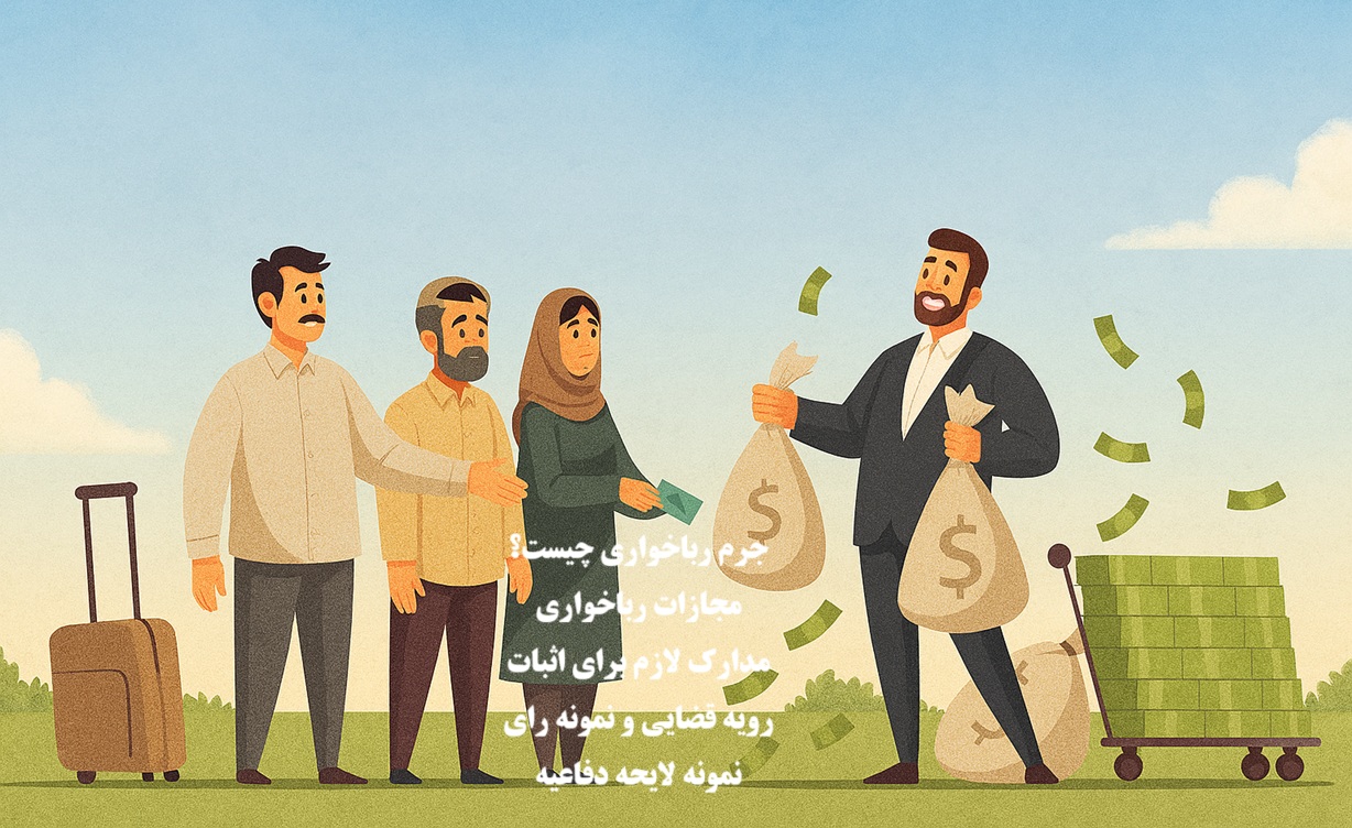جرم رباخواری چیست؟مجازات،مدارک اثبات، مرور زمان و رویه قضایی