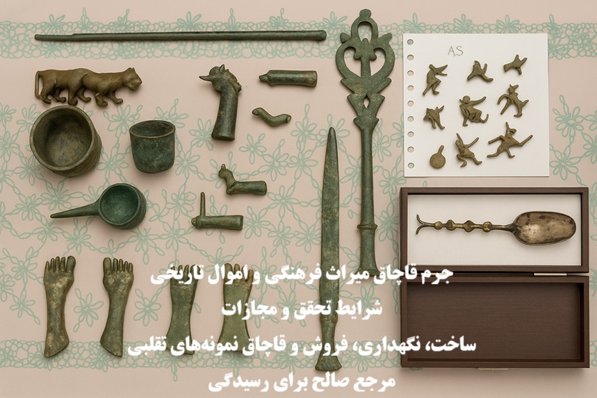 مجازات جرم قاچاق میراث فرهنگی و اموال تاریخی