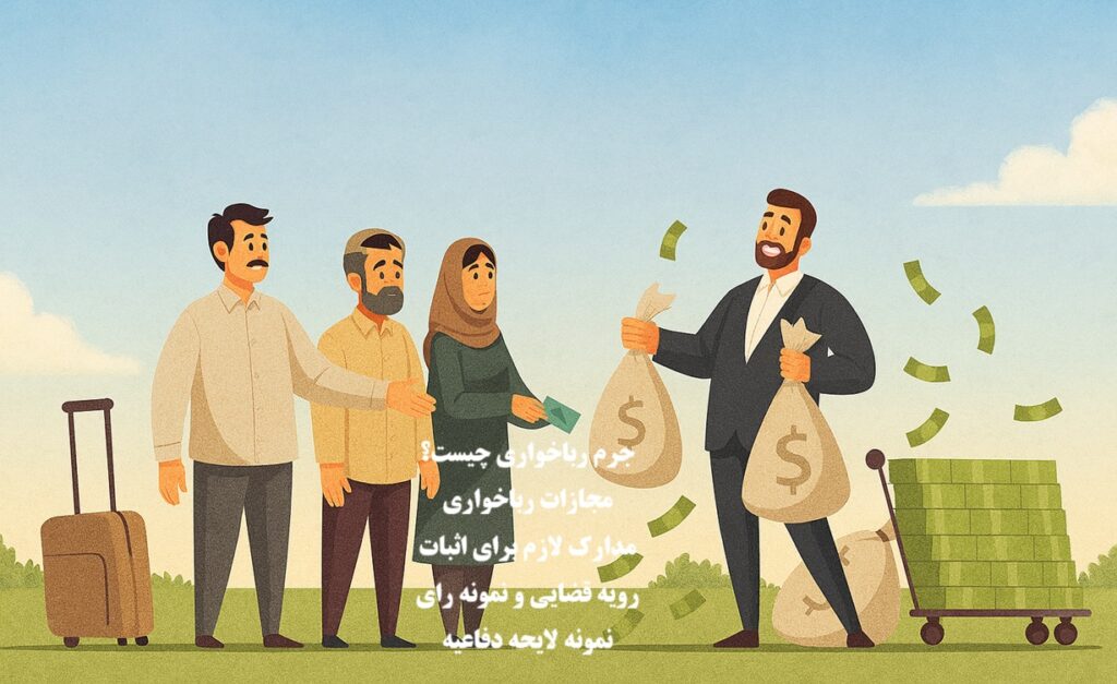 جرم رباخواری چیست؟مجازات،مدارک اثبات، مرور زمان و رویه قضایی