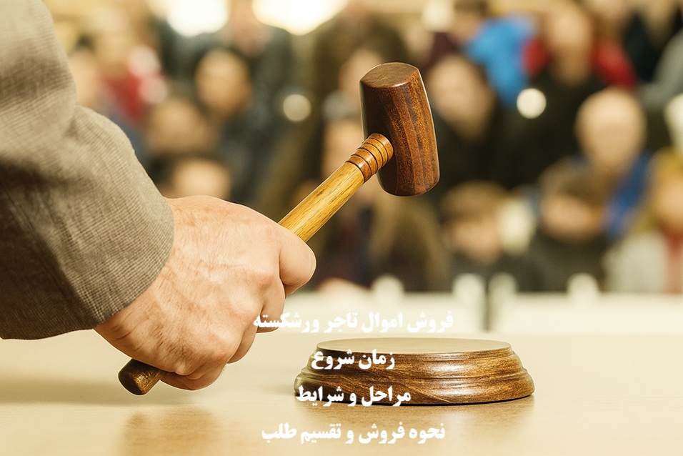 فروش اموال تاجر ورشکسته
