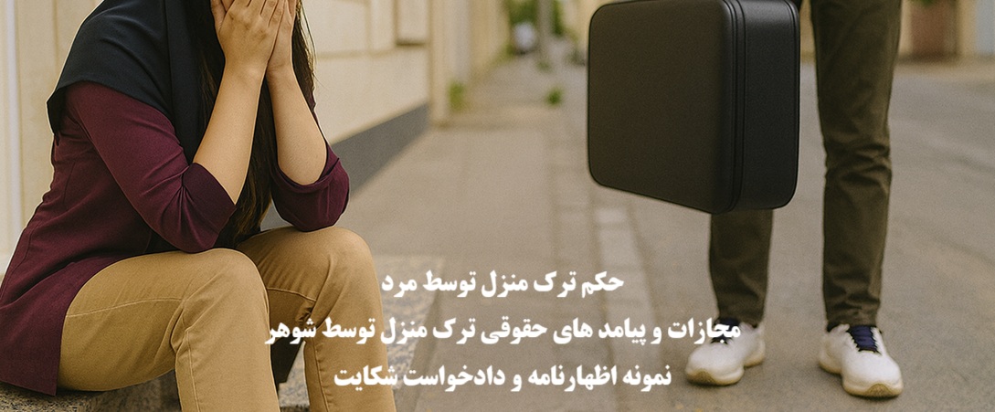 حکم ترک منزل توسط مرد