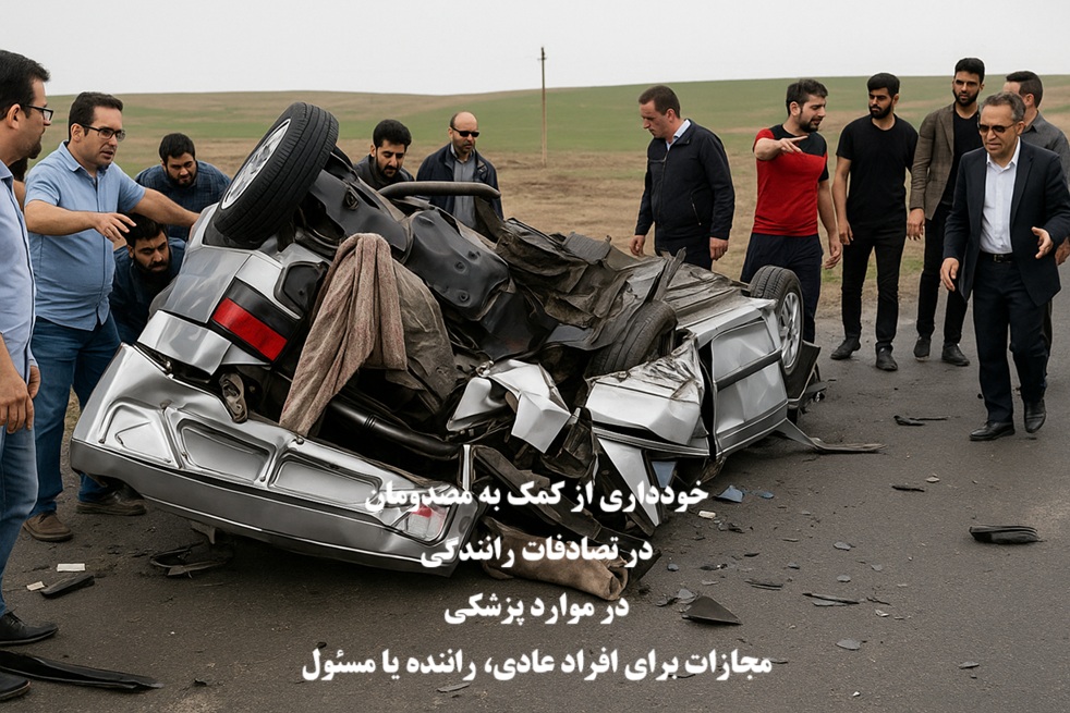 خودداری از کمک به مصدومان توسط کادر درمان، راننده، افراد عادی
