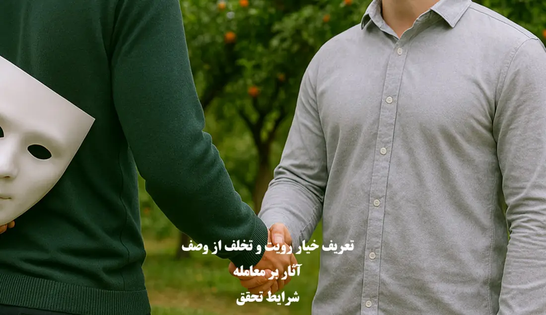خیار رویت و تخلف از وصف