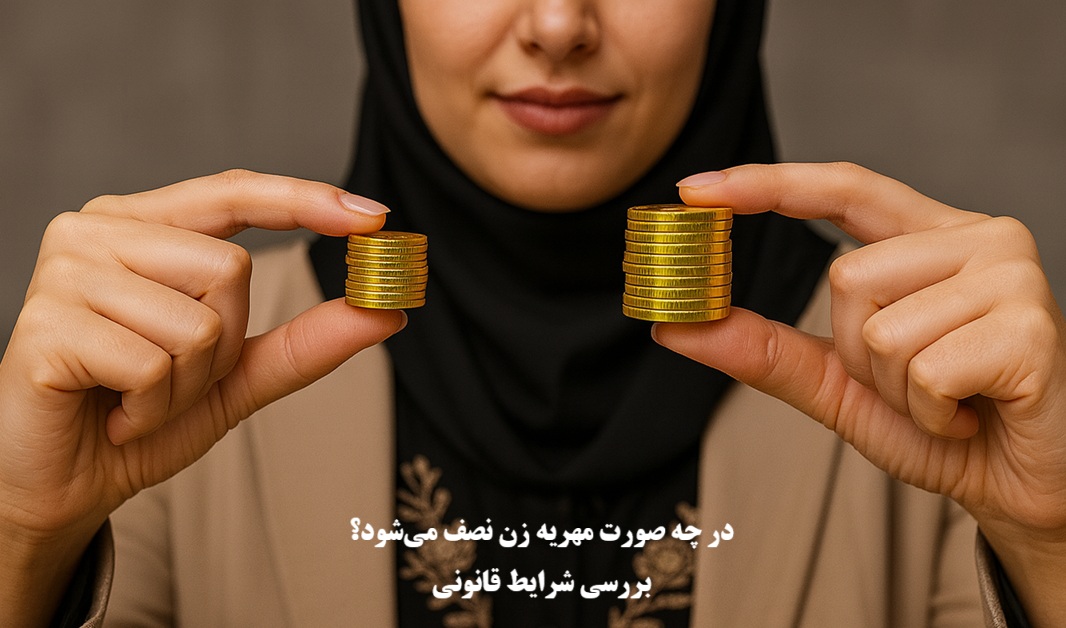 در چه صورت مهریه زن نصف می‌شود؟