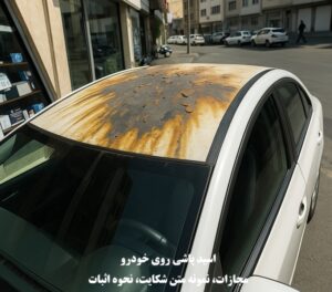 مجازات اسیدپاشی روی ماشین