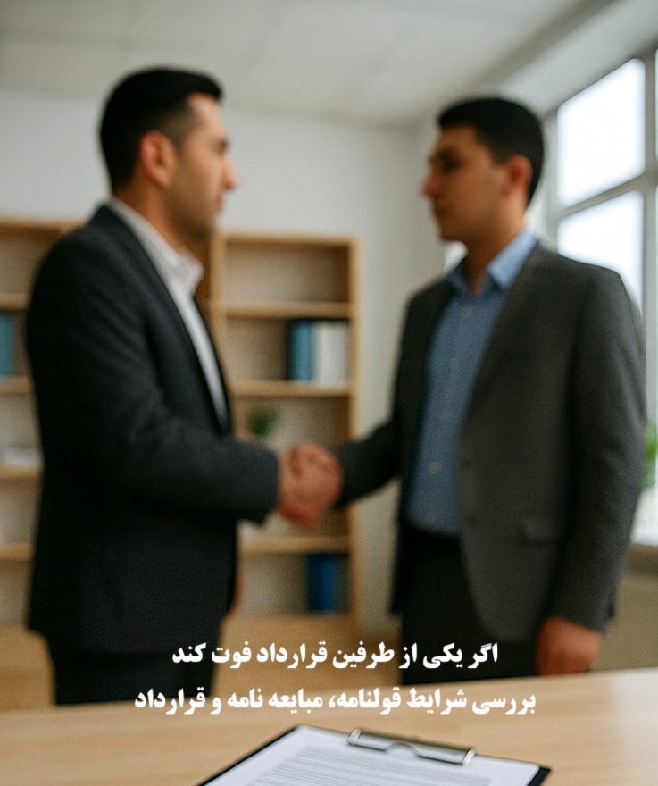 اگر یکی از طرفین قرارداد فوت کند؛ بررسی قولنامه، مبایعه‌نامه