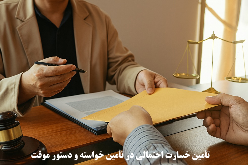 تأمین خسارت احتمالی در تأمین خواسته و دستور موقت
