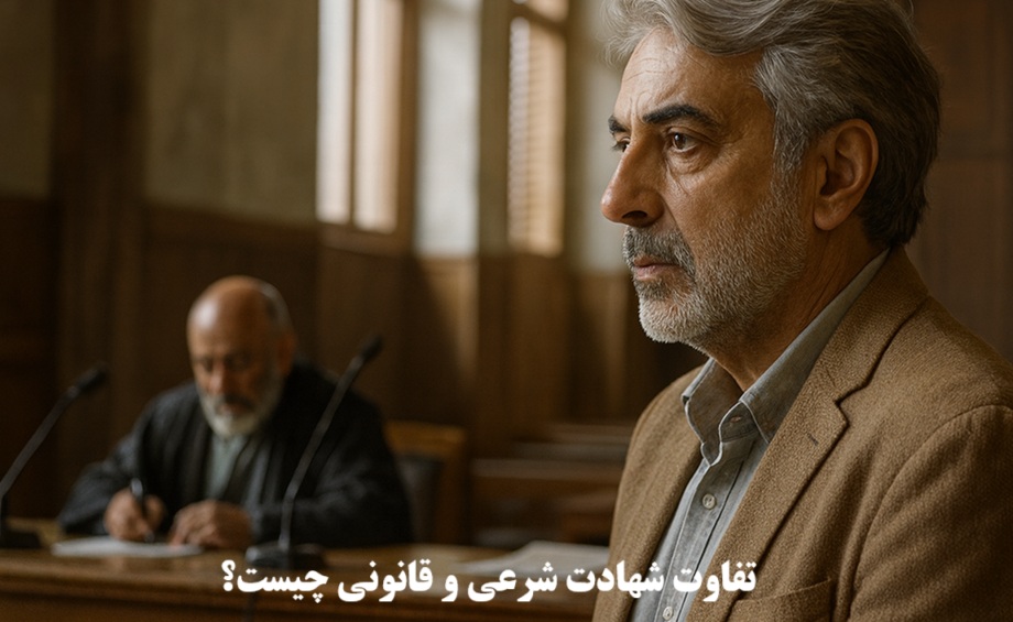 تفاوت شهادت شرعی و قانونی چیست؟