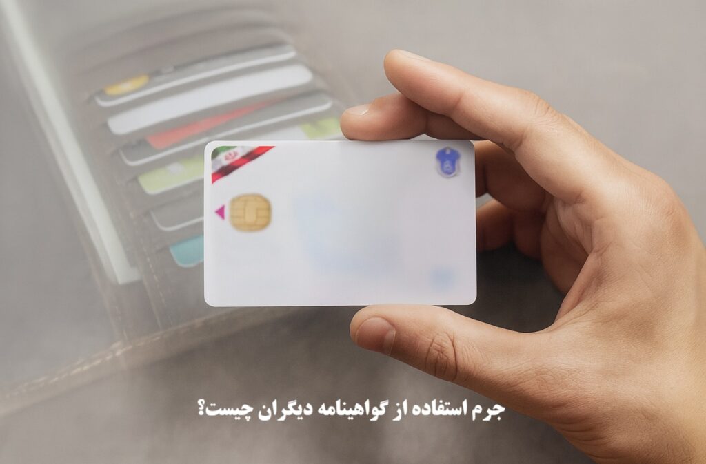 جرم استفاده از گواهینامه دیگران چیست