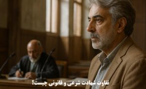 تفاوت شهادت شرعی و قانونی چیست؟