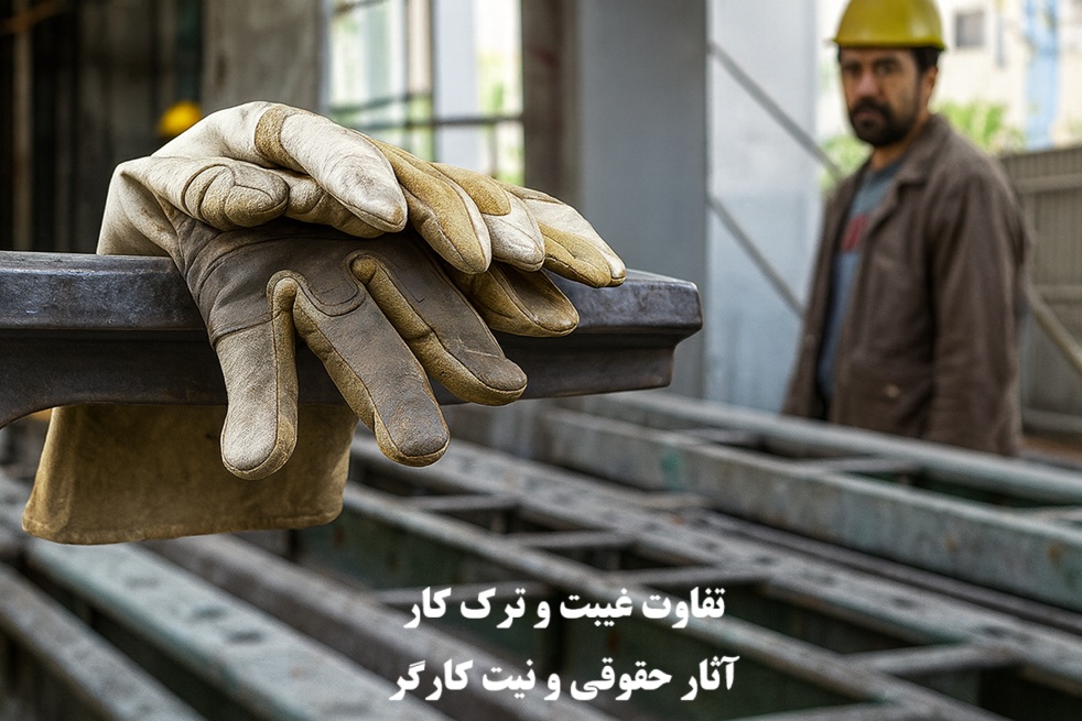 تفاوت غیبت و ترک کار