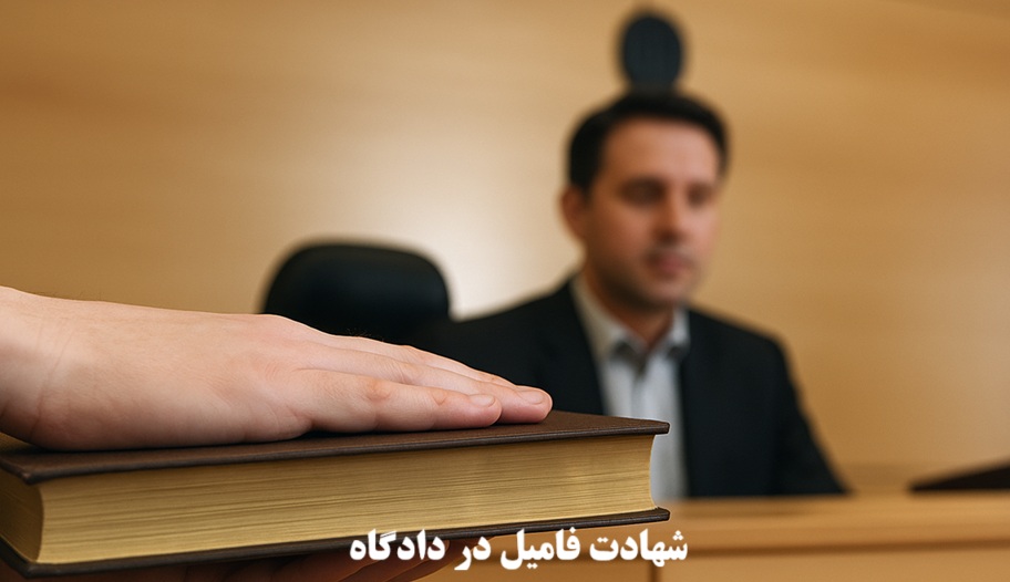 شهادت فامیل در دادگاه