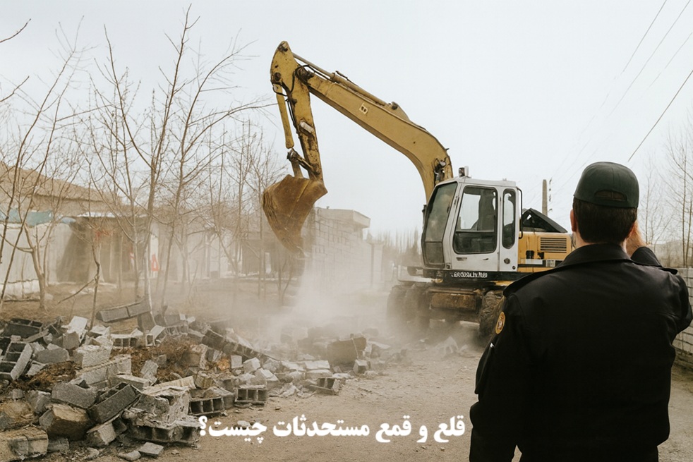 قلع و قمع مستحدثات چیست؟