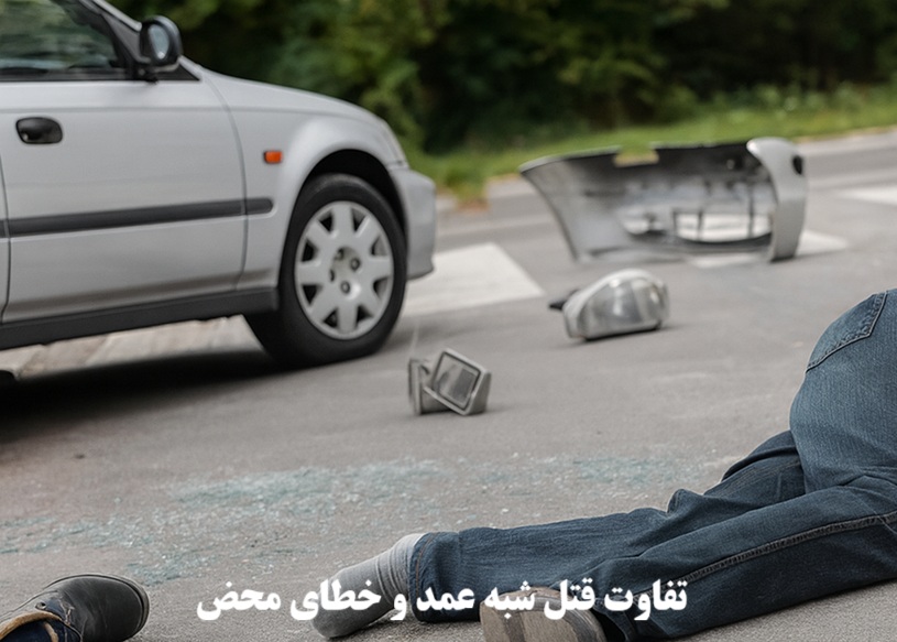 تفاوت قتل شبه‌ عمد و خطای محض