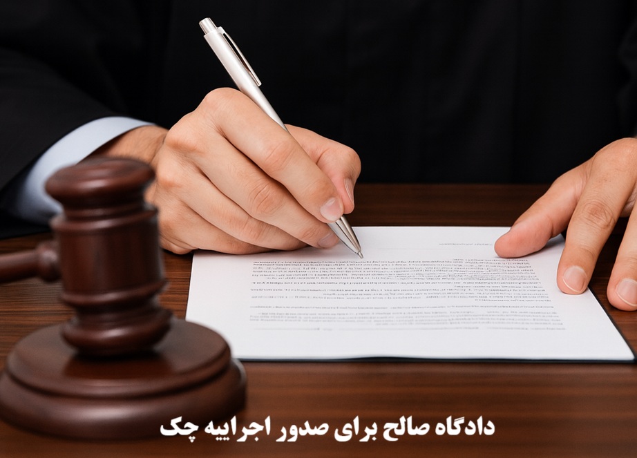 دادگاه صالح برای صدور اجراییه چک