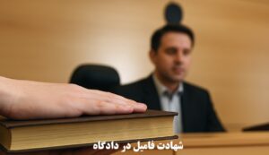 شهادت فامیل در دادگاه
