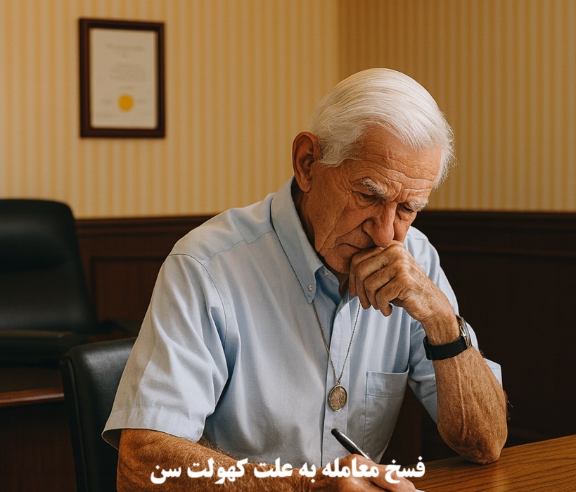 فسخ معامله به علت کهولت سن