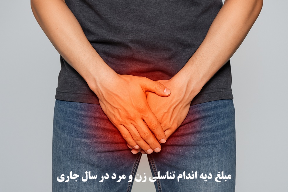 مبلغ دیه اندام تناسلی زن و مرد در سال 1404